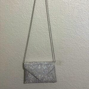 Sparkly Sliver Mini Purse